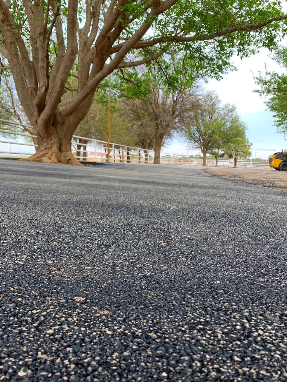 New asphalt driveway paved in Midland, TX