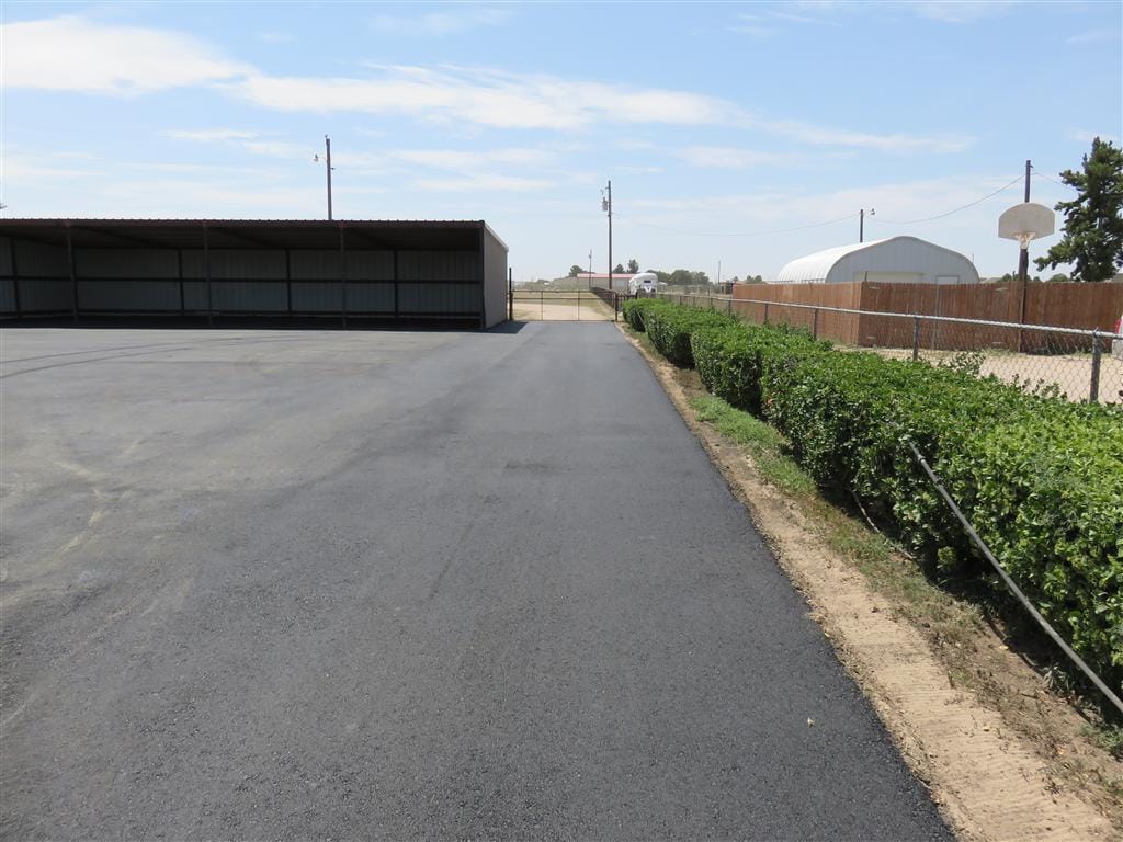 Rural driveway surfacing