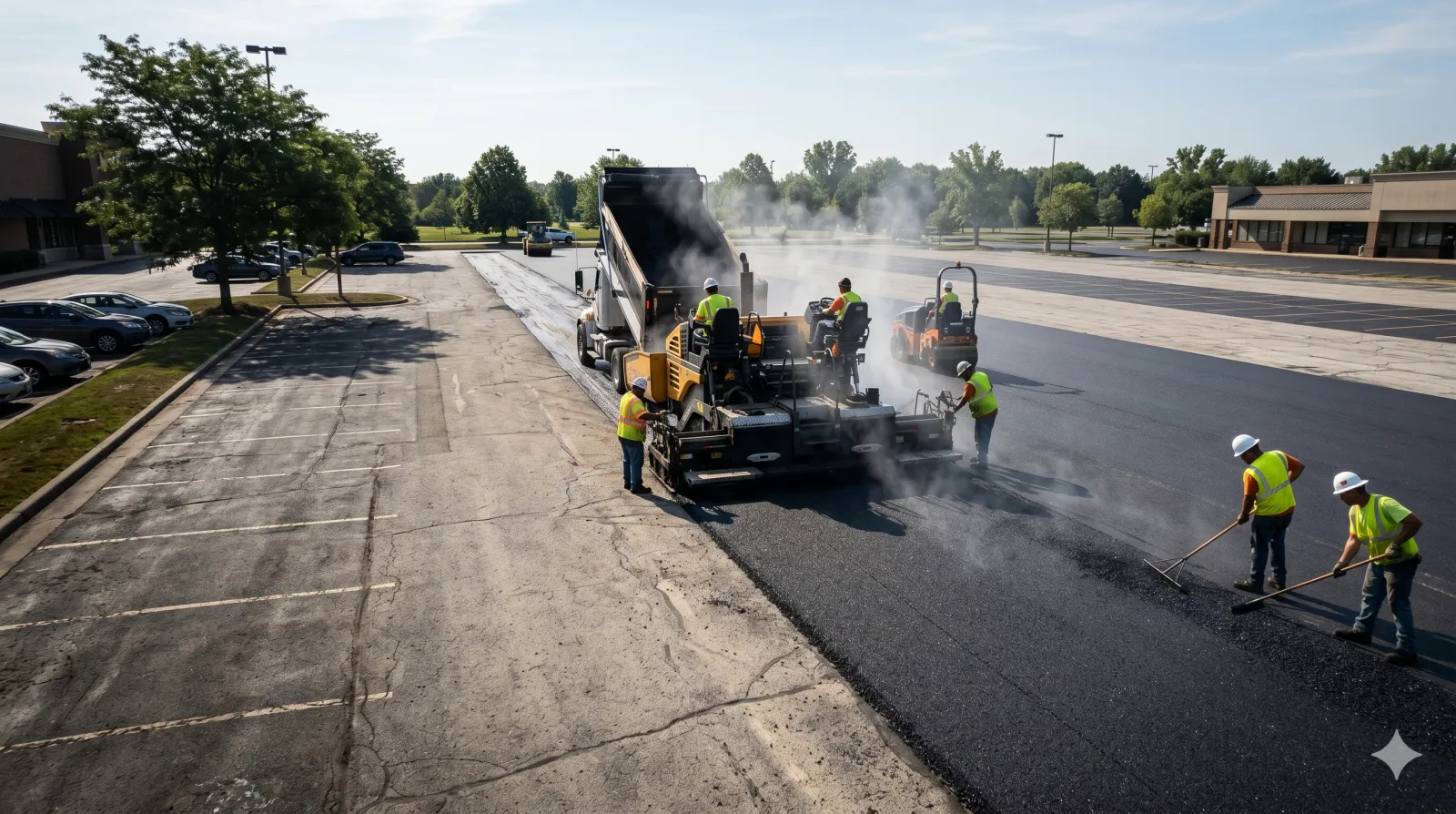 Asphalt surface repair and resurfacing in West Texas