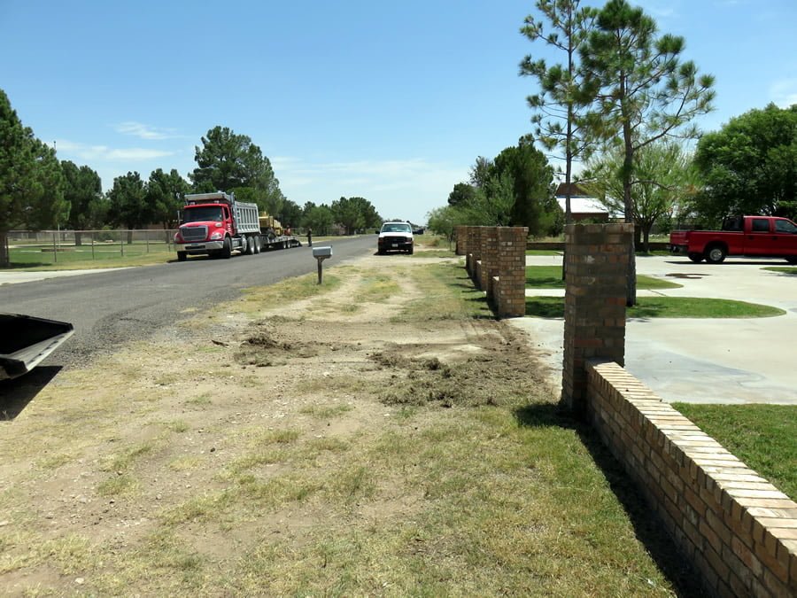 Residential Asphalt Driveway Extension [Before]